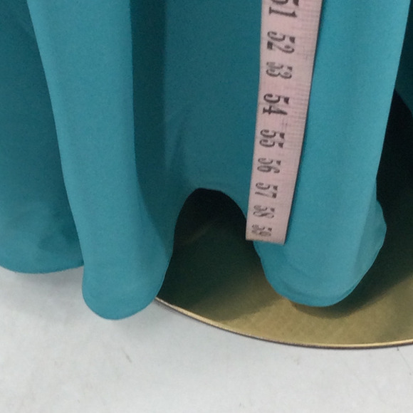 AW BRIDAL 18 2X PLUS turquoise blue Gwyneth wedding bridesmaid maxi dress B55 - Picture 7 of 9